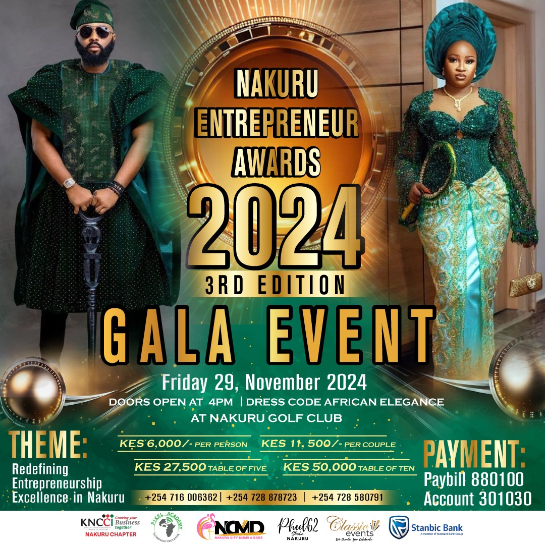 Nakuru Entrepreneur Awards Poster